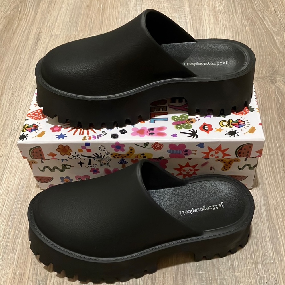 Jeffrey Campbell Black Platform Shoes